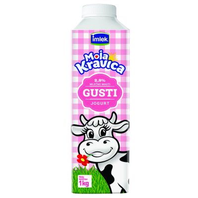JOGURT MOJA KRAVICA GUSTI 2,8%MM 1KG TT