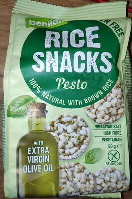 RICE SNACKS 50G PESTO