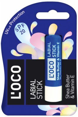Balzam za Usne Shea Butter&Vitamin E Loco 4,4 g