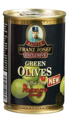 KISELIŠI MASLINA KFJ ZELENA SA PAPRIKOM 314ML