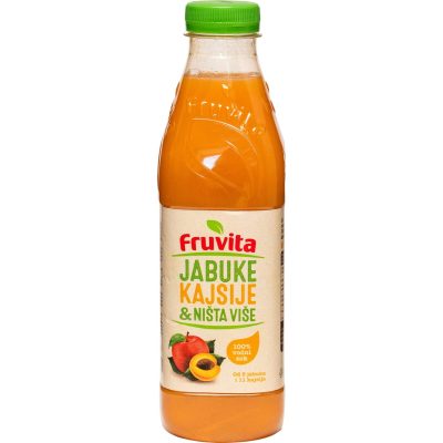 VOĆNI SOK FRUVITA JABUKE,KAJSIJE&NIŠTA VIŠE 0.8L