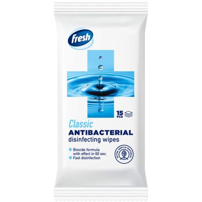 VLAŽNE MARAMICE ANTIBACTERIAL FRESH 15/1