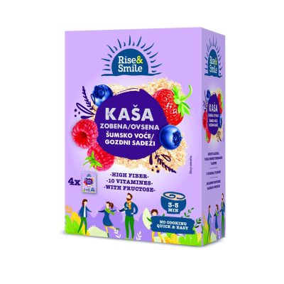 Kaša Ovsena Šum Voće 4x65 g Rise&Smi