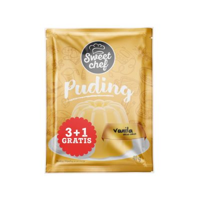 PUDING VANILA 40G 3+1GRA SWEET CHEF