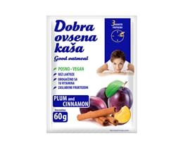 KAŠA OVSENA ŠLJIVA&CIMET DOBRA 60G