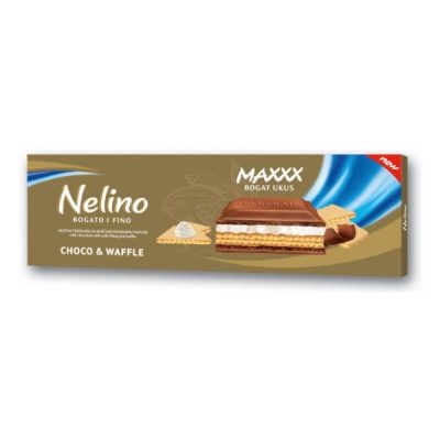 Čokolada NELINA 190 g mleko vafl Nelly