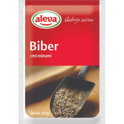 BIBER MLEVENI CRNI ALEVA 10G