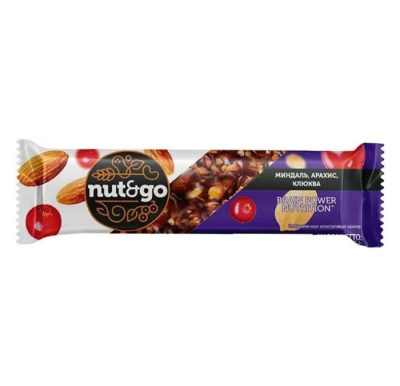 KDV NUT&GO BAR SA ZITARICAMA 42G BRUSNICA