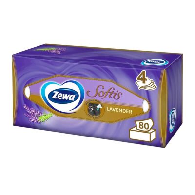Papirne Maramice Softis Lavanda 4Sl Zewa 80/1