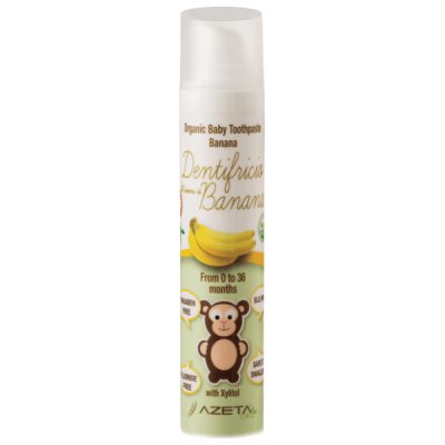 Azeta Bio organska pasta za zube banana 0-36M 50ml