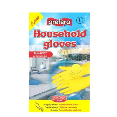 Rukavice gumene PREFERA L Bigz net 12