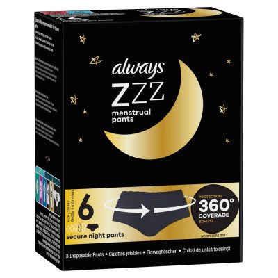 always ZZZ menstrualne gaćice S/M 3/1