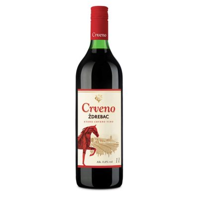 VINO CRVENO ŽDREBAC ČOKA 1L