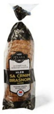 Hleb sa crnim brasnom seceni Maxi 500g
