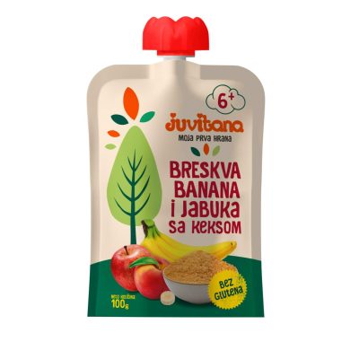 KAŠICA BRESKVA+BANANA+JABUKA+KEKS JUVITANA 100G