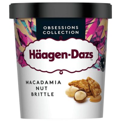 SLADOLED HAAGEN DASZ MACADAMIA NUT BRITTLE 400G