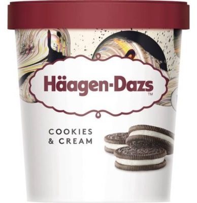 SLADOLED COOKIES&CREAM HAAGEN DASZ 386G