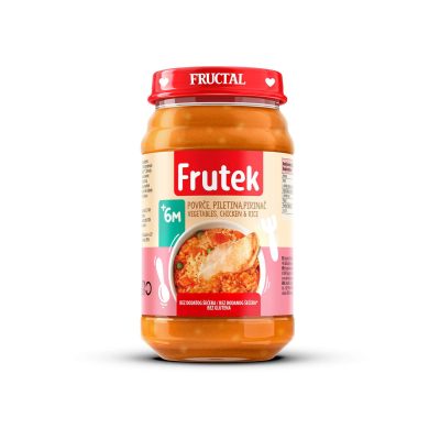 KAŠICA PILETINA+POVRĆE+PIRINAČ FRUTEK 190G