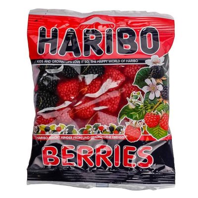 BOMBONE GUMENE MALINA&KUPINA HARIBO 100G