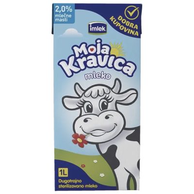 MLEKO UHT MOJA KRAVICA 2%MM 1L TB