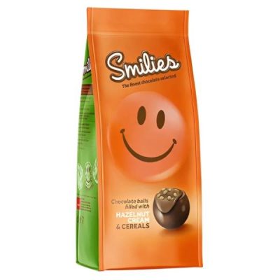 Bombonjera Kuglice Crispy Lešnik Smilies 120 g
