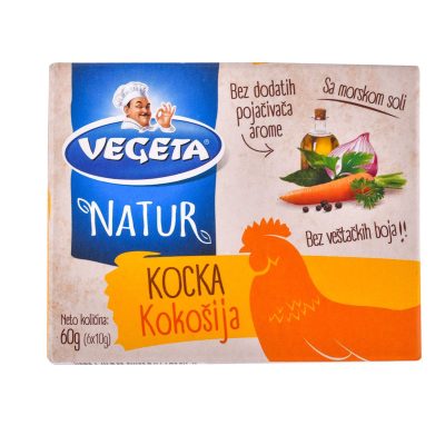 SUPA U KOCKI KOKOŠIJA VEGETA NATUR 60G