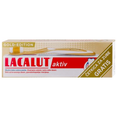 PASTA ZA ZUBE AKTIV LACALUT 75ML + ČETKICA GRATIS