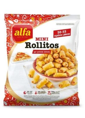 SMRZNUTI MINI ROLLITOS PIZZA ALFA FOODS 750G