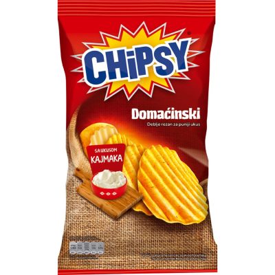 ČIPS DOMAĆINSKI KAJMAK CHIPSY 145G