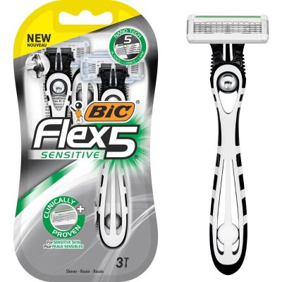 BiC flex5 SENSITIVE brijač 3/1