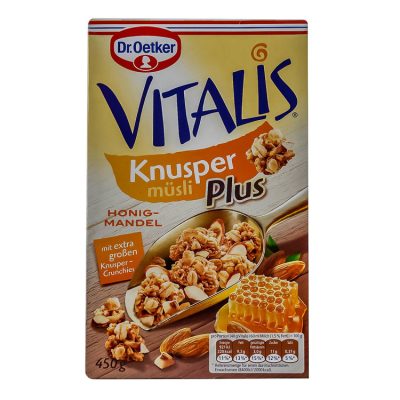MUSLI KNUSPER MED&BADEM DR.OETKER 450G