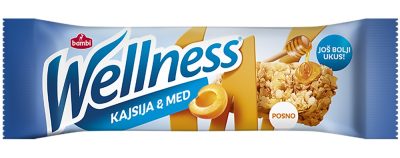 ŽITNI BAR MED&KAJSIJA WELLNESS 23G