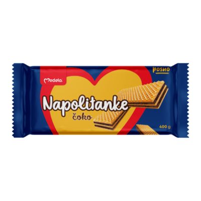Napolitanke Čoko Medela 400 g