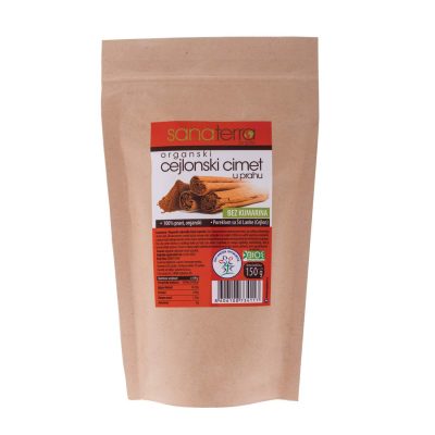 Cimet Organski Cejlonski u Prahu Sanaterra 150 g
