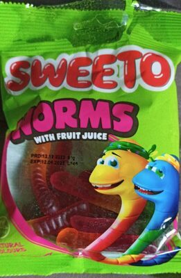 BOMBONE GUMENE CRVI SWEETO 80G