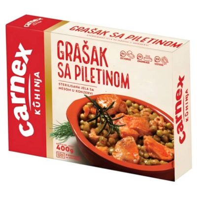 GRAŠAK SA PILETINOM CARNEX 400G