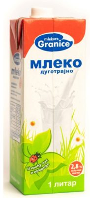 Mleko UHT Granice 2,8% mm 1 l