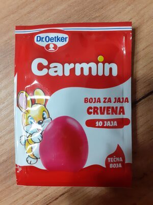 BOJA ZA JAJA CRVENA CARMIN 5g