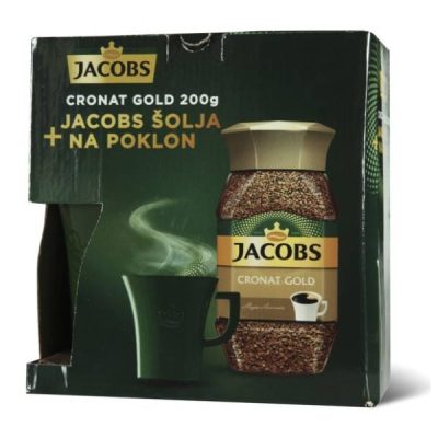 KAFA INSTANT CRONAT GOLD JACOBS 200G +ŠOLJA