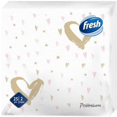Salvete 2Sl Premium Srca 38x38 Fresh 25/1