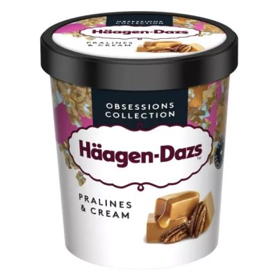 Sladoled Pralines & cream preminum 364g