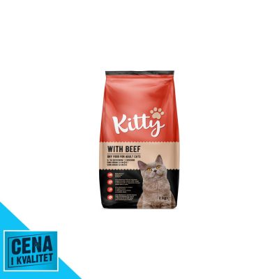 KROKETI ZA MAČKE GOVEDINA 2KG KITTY