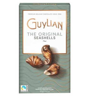 Bombonjera Guylian Sea Shells Extra Dark 125 g