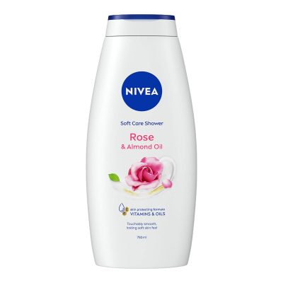 NIVEA tuš/gel Rose&Almond Oil 750 ml