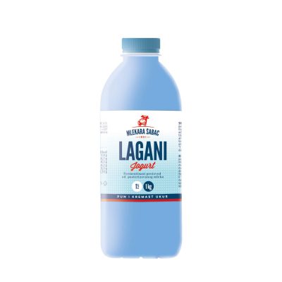 Jogurt Mlekara Šabac Lagani 1% mm 1 kg
