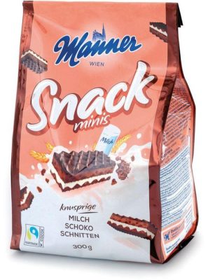 Manner Keksići Mini Snack Mleko-Čokolada 300 g