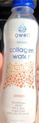 VODA AROMATIZOVANA COLLAGEN BRESKVA QWELL 0,5L