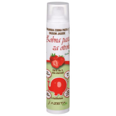 Azeta Bio organska pasta za zube jagoda 0-36M 50ml