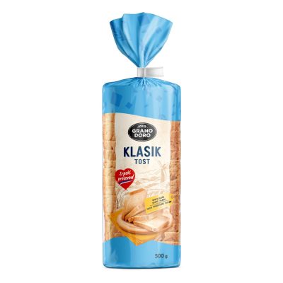 HLEB TOST BELI 500G GRANO DORO