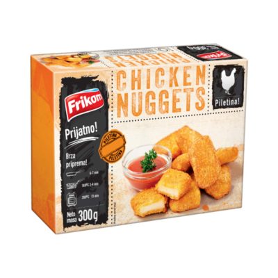 SMRZNUTO MESO PILEĆI NUGGETS FRIKOM 300G